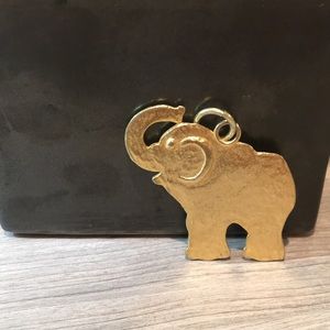 Gold Elephant Pendant
